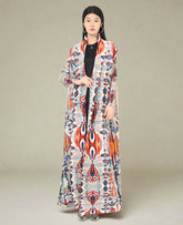 HEYFANCYSTYLE Japanese Plissé Pleated Stretchy Designer Long Coat Women's